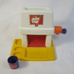 Vintage 1993 McDonalds Happy Meal French Fry Snack Maker - Incomplete -Fr Label